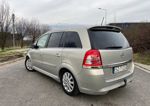 Opel Zafira cena 18500 przebieg: 224000, rok produkcji 2008 z Kraków małe 211